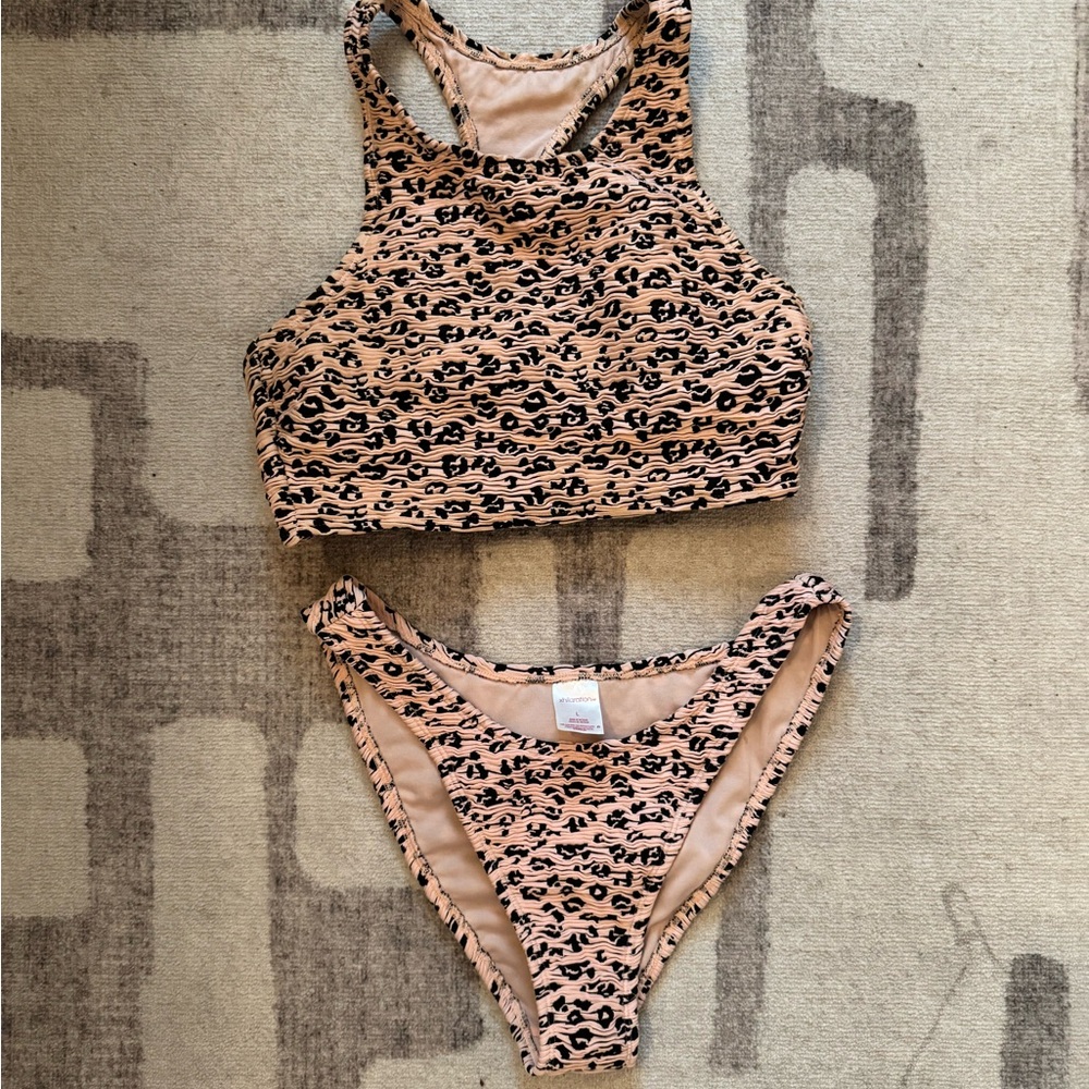 Leopard Print Bikini Set